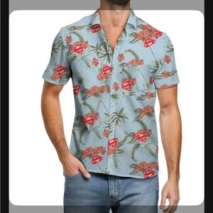 NWT men's Superman floral shirt XL 994